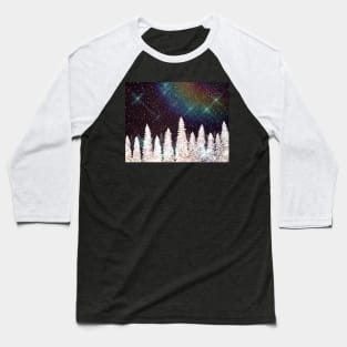 Magic Winter Night Baseball T-Shirt